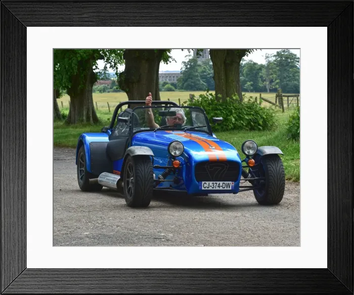 Framed Print : CM20 0813. Lotus 7 Euro Heritage Tour, July 2017 Framed Print : CM20 0813. Lotus 7 Euro Heritage Tour, July 2017