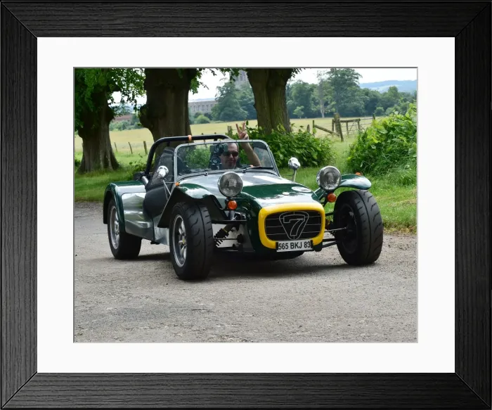 Framed Print : CM20 0812. Lotus 7 Euro Heritage Tour, July 2017 Framed Print : CM20 0812. Lotus 7 Euro Heritage Tour, July 2017