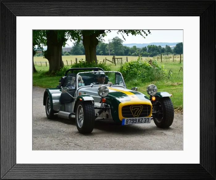 Framed Print : CM20 0810. Lotus 7 Euro Heritage Tour, July 2017 Framed Print : CM20 0810. Lotus 7 Euro Heritage Tour, July 2017