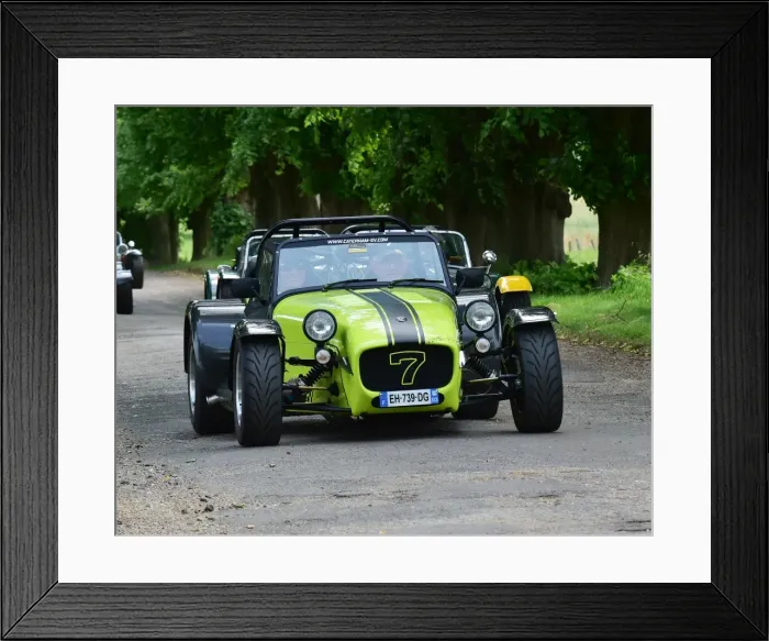 Framed Print : CM20 0808. Lotus 7 Euro Heritage Tour, July 2017 Framed Print : CM20 0808. Lotus 7 Euro Heritage Tour, July 2017