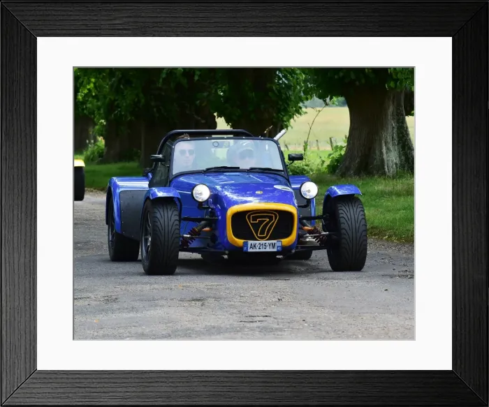 Framed Print : CM20 0807. Lotus 7 Euro Heritage Tour, July 2017 Framed Print : CM20 0807. Lotus 7 Euro Heritage Tour, July 2017