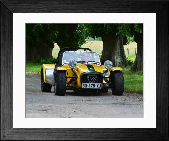 Framed Print : CM20 0806. Lotus 7 Euro Heritage Tour, July 2017 Framed Print : CM20 0806. Lotus 7 Euro Heritage Tour, July 2017