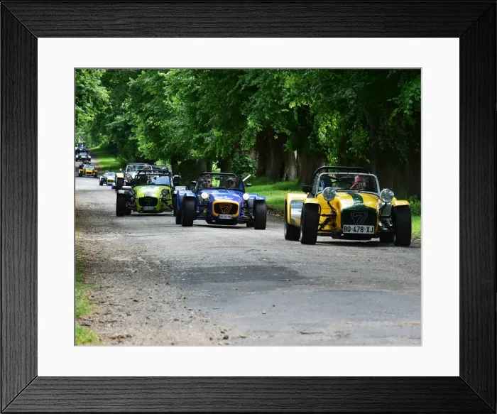 Framed Print : CM20 0805. Lotus 7 Euro Heritage Tour, July 2017 Framed Print : CM20 0805. Lotus 7 Euro Heritage Tour, July 2017
