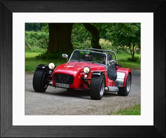 Framed Print : CM20 0803. Lotus 7 Euro Heritage Tour, July 2017 Framed Print : CM20 0803. Lotus 7 Euro Heritage Tour, July 2017