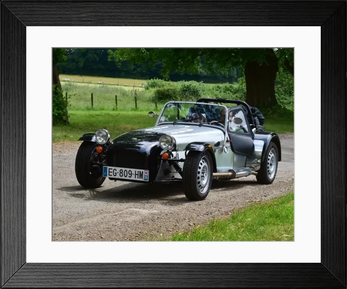 Framed Print : CM20 0799. Lotus 7 Euro Heritage Tour, July 2017 Framed Print : CM20 0799. Lotus 7 Euro Heritage Tour, July 2017