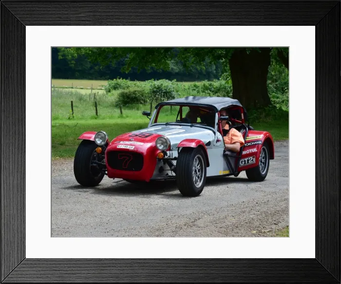 Framed Print : CM20 0794. Lotus 7 Euro Heritage Tour, July 2017 Framed Print : CM20 0794. Lotus 7 Euro Heritage Tour, July 2017