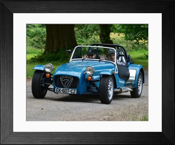 Framed Print : CM20 0787. Lotus 7 Euro Heritage Tour, July 2017 Framed Print : CM20 0787. Lotus 7 Euro Heritage Tour, July 2017