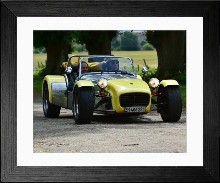 Framed Print : CM20 0779. Lotus 7 Euro Heritage Tour, July 2017 Framed Print : CM20 0779. Lotus 7 Euro Heritage Tour, July 2017