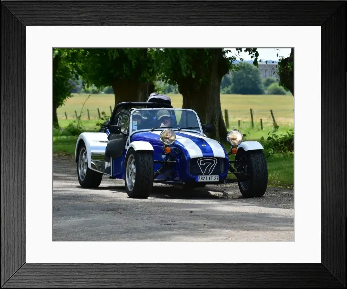Framed Print : CM20 0771. Lotus 7 Euro Heritage Tour, July 2017 Framed Print : CM20 0771. Lotus 7 Euro Heritage Tour, July 2017