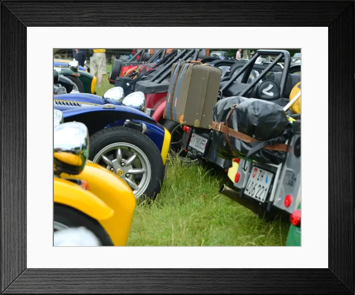 Framed Print : CJ6 9339. Lotus 7 Euro Heritage Tour, July 2017 Framed Print : CJ6 9339. Lotus 7 Euro Heritage Tour, July 2017
