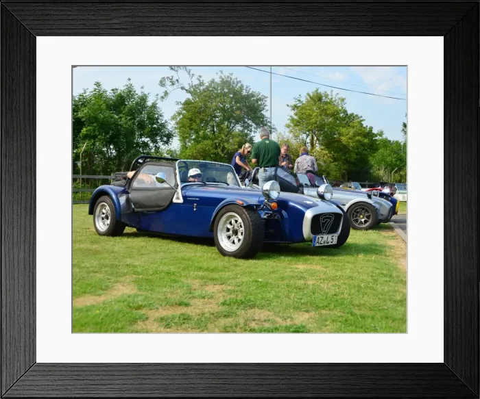 Framed Print : CJ6 9380. Lotus 7 Euro Heritage Tour, July 2017 Framed Print : CJ6 9380. Lotus 7 Euro Heritage Tour, July 2017