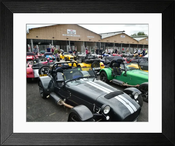 Framed Print : CM20 0923. Lotus 7 Euro Heritage Tour, July 2017