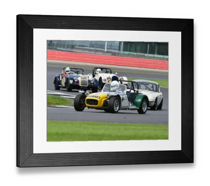 Framed Print : CM19 3206 Teifion Salisbury, Lotus Seven S2 Framed Print : CM19 3206 Teifion Salisbury, Lotus Seven S2