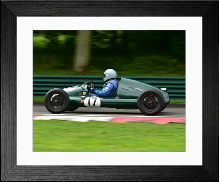 Framed Print : CM20 1046 Richard de la Roche, Cooper Mk5 Framed Print : CM20 1046 Richard de la Roche, Cooper Mk5