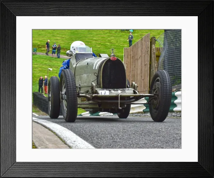 Framed Print : CM20 1127 Chris Hudson, Bugatti T35B