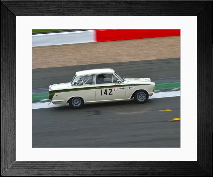 Framed Print : CM20 4013 John Spiers, Ford Lotus Cortina Framed Print : CM20 4013 John Spiers, Ford Lotus Cortina