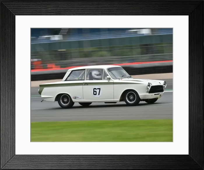 Framed Print : CM20 2230 Kevin Mansell, Nick Pink, Ford Lotus Cortina Framed Print : CM20 2230 Kevin Mansell, Nick Pink, Ford Lotus Cortina