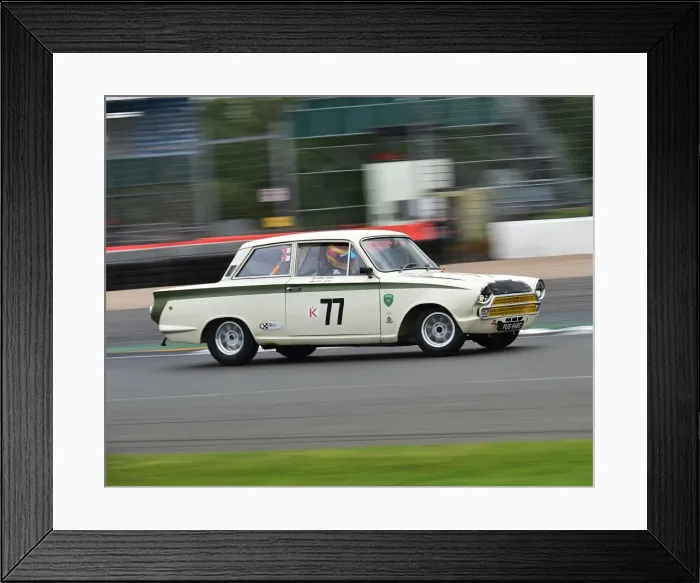 Framed Print : CM20 2195 Chris Ward, Karl Jones, Ford Lotus Cortina Framed Print : CM20 2195 Chris Ward, Karl Jones, Ford Lotus Cortina