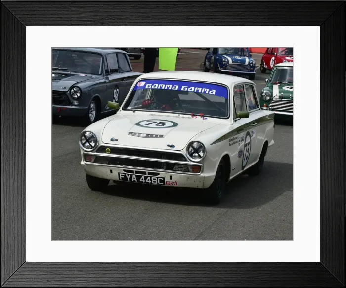 Framed Print : CM20 2114 Richard Bateman, Ford Lotus Cortina Framed Print : CM20 2114 Richard Bateman, Ford Lotus Cortina
