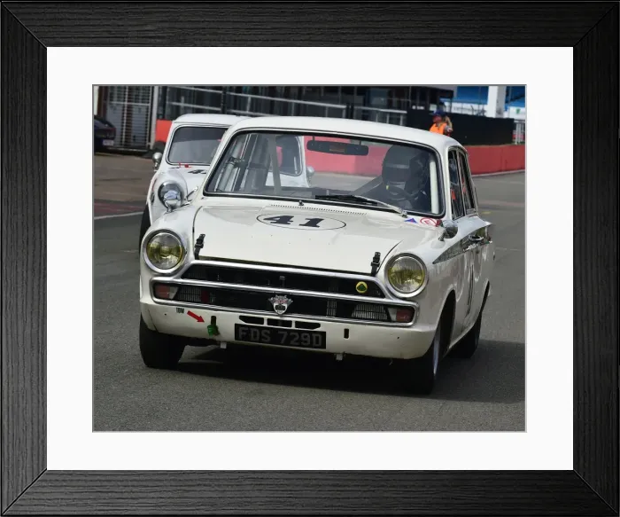 Framed Print : CM20 2106 Marco Attard, Ford Lotus Cortina
