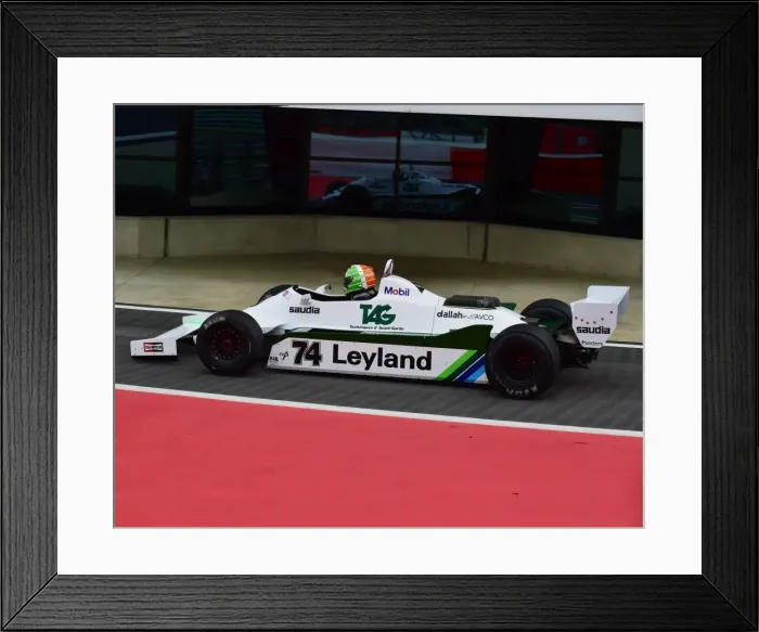 Framed Print : CM20 4479 Mike Cantillon, Williams FW07