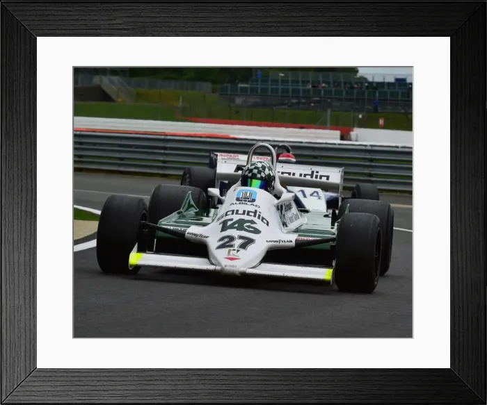 Framed Print : CM20 4490 Mike Wrigley, Williams FW07D Framed Print : CM20 4490 Mike Wrigley, Williams FW07D