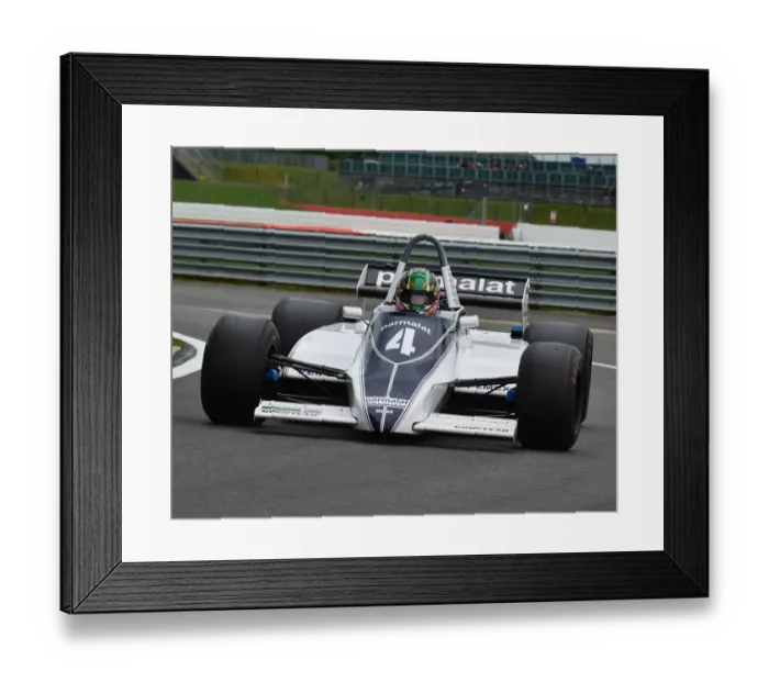 Framed Print : CM20 4496 Joaquin Folch-Rusinol, Brabham BT49C Framed Print : CM20 4496 Joaquin Folch-Rusinol, Brabham BT49C