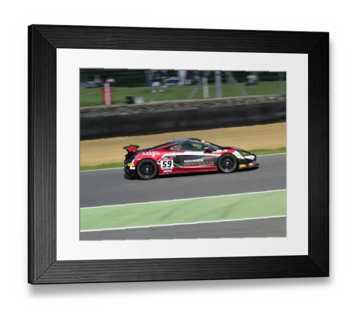 Framed Print : CM20 5034 Dean MacDonald, Akhil Rabindra, McLaren 570S GT4