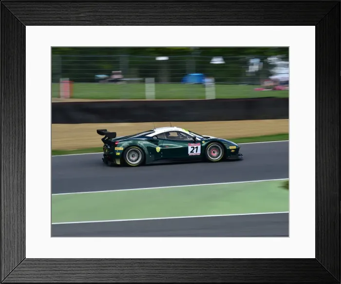 Framed Print : CM20 5050 Duncan Cameron, Matt Griffin, Ferrari 488 GT3