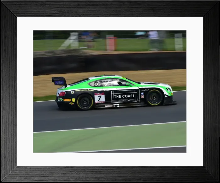 Framed Print : CM20 5076 Ian Loggie, Callum MacLeod, Bentley Continental GT3