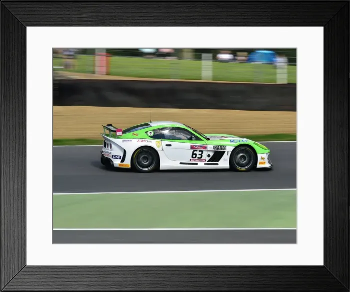 Framed Print : CM20 5094 Chris Milford, Matt Chapman, Ginetta G55 GT4