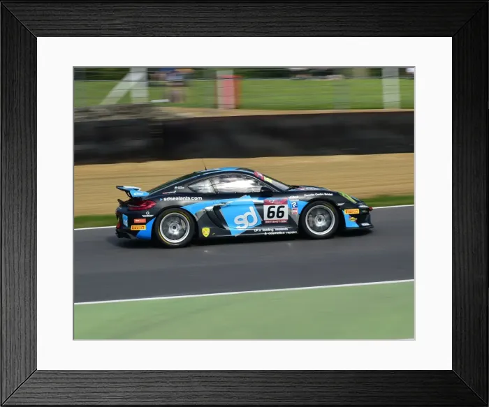 Framed Print : CM20 5097 Nick Jones, Scot Malvern, Porsche Cayman GT4 Clubsport