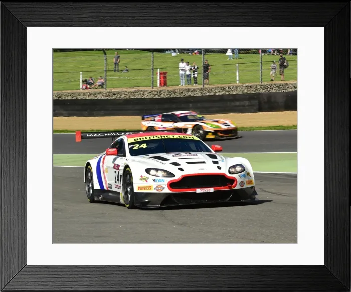 Framed Print : CM20 5120 James Littlejohn, Jack Mitchell, Aston Martin Vantage GT3