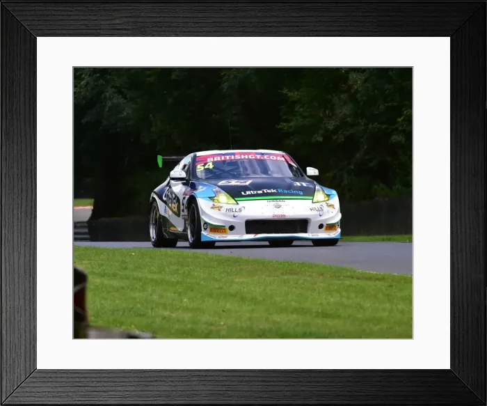Framed Print : CM20 6166 Tim Eakin, Kelvin Fletcher, Nissan 370Z GT4