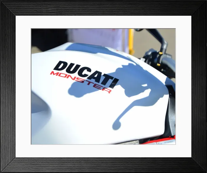Framed Print : CJ6 9706 Ducati Monster Framed Print : CJ6 9706 Ducati Monster