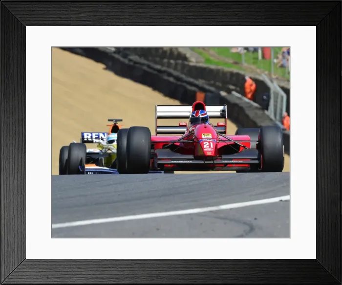 Framed Print : CJ6 9796 Mike Dewhirst, Dallara-Ferrari F192 Framed Print : CJ6 9796 Mike Dewhirst, Dallara-Ferrari F192