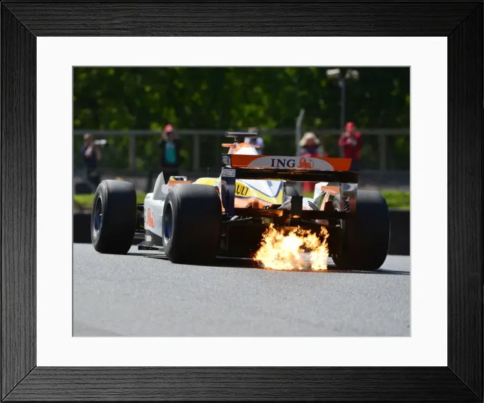 Framed Print : CJ6 9839 Renault F1 Framed Print : CJ6 9839 Renault F1