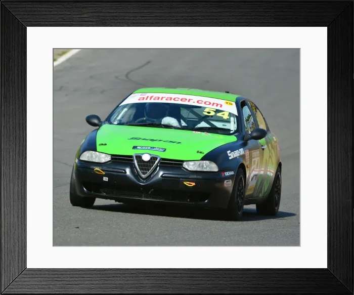 Framed Print : CJ7 0123 Jeremy Chilton, Alfa Romeo 156 Framed Print : CJ7 0123 Jeremy Chilton, Alfa Romeo 156