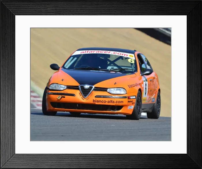 Framed Print : CJ6 9772 Simon Cresswell, Alfa Romeo 156 Framed Print : CJ6 9772 Simon Cresswell, Alfa Romeo 156