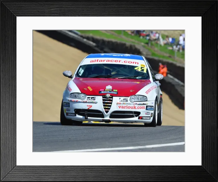 Framed Print : CJ6 9762 James Browning, Alfa Romeo 147 Framed Print : CJ6 9762 James Browning, Alfa Romeo 147