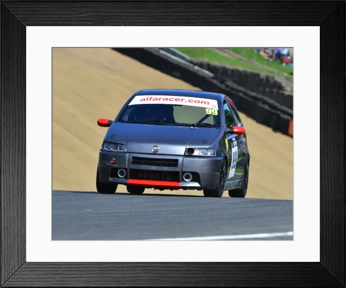 Framed Print : CJ6 9752 Vince Proto, FIAT Punto Abarth Framed Print : CJ6 9752 Vince Proto, FIAT Punto Abarth