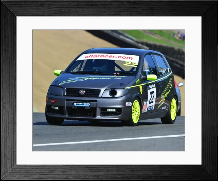 Framed Print : CJ6 9758 Chris McFie, Fiat Punto Framed Print : CJ6 9758 Chris McFie, Fiat Punto