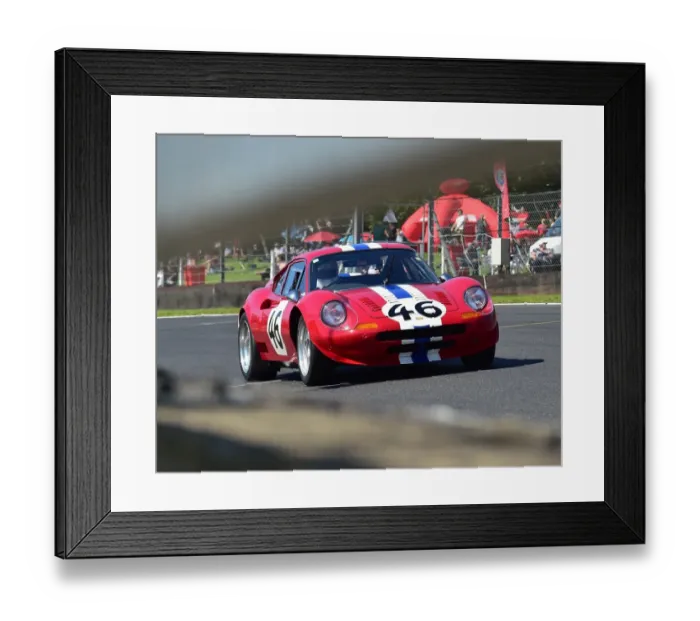 Framed Print : CM20 7833red Simon Barker, Ferrari 246 Dino Framed Print : CM20 7833red Simon Barker, Ferrari 246 Dino