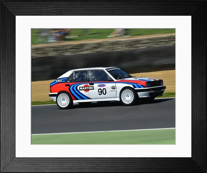 Framed Print : CM20 7879 Richard Thurbin, Lancia Delta HF Integrale 16v Framed Print : CM20 7879 Richard Thurbin, Lancia Delta HF Integrale 16v