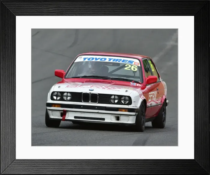 Framed Print : CM20 8954 Jackson Goodrum, BMW E30