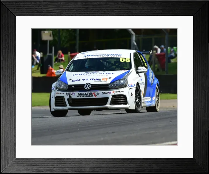 Framed Print : CM20 9124 Jamie Bond, VW Golf Framed Print : CM20 9124 Jamie Bond, VW Golf