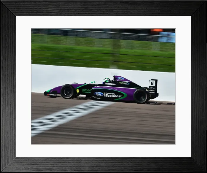 Framed Print : CM20 9839 Sam Smelt, GW Motorsport Framed Print : CM20 9839 Sam Smelt, GW Motorsport