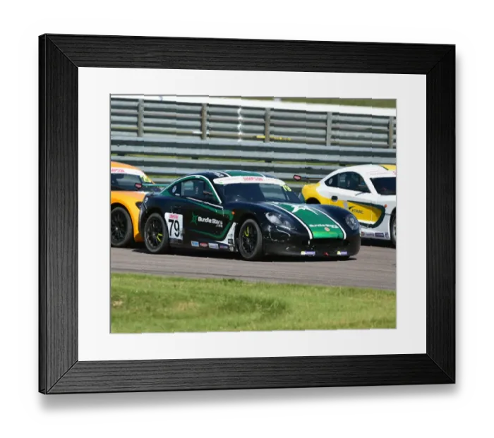Framed Print : CM21 0700 Greg Johnson, Elite Motorsport
