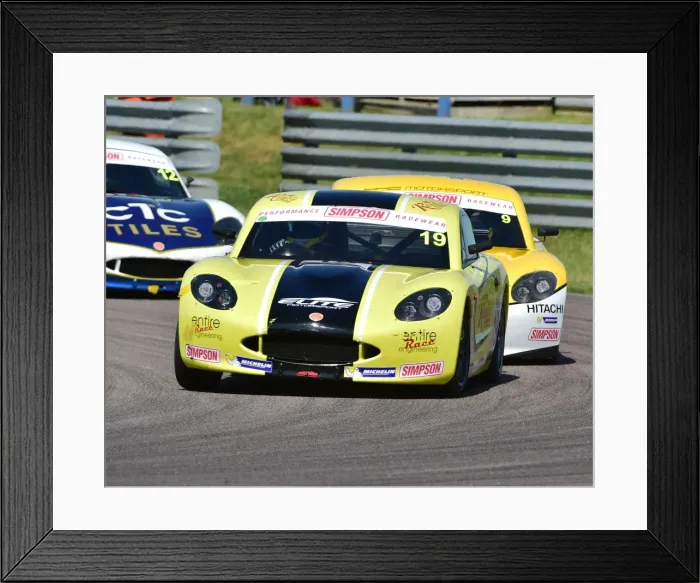 Framed Print : CM21 0708 Harry King, Elite Motorsport