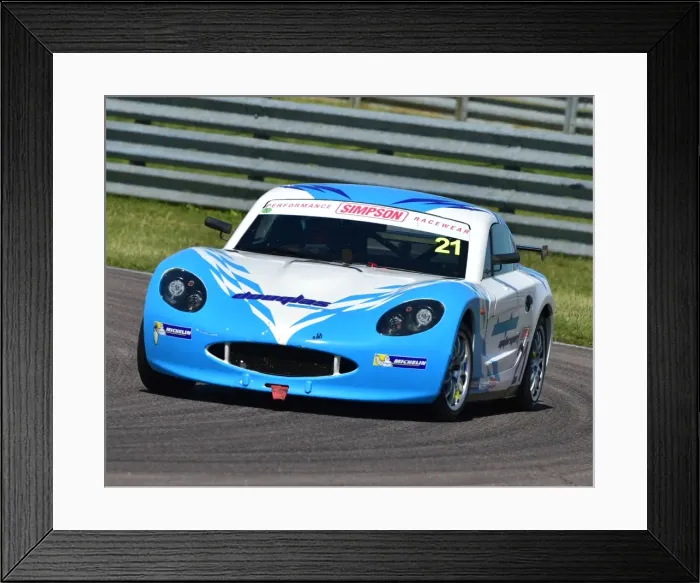 Framed Print : CM21 0713 Tom Canning, Douglas Motorsport